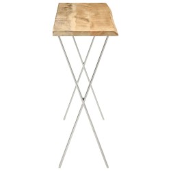 Table console à live edge 105x33x76 cm bois de manguier massif 