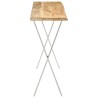 Table console à live edge 105x33x76 cm bois de manguier massif 