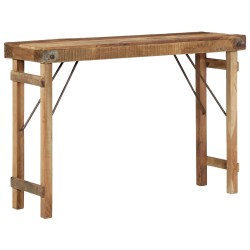 Table Console110x35x76 cm en Bois Massif Récupéré 