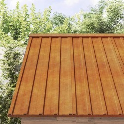 Panneaux de toiture 12 pcs rouillé 60x44 cm Acier corten 
