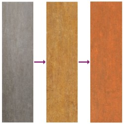 Panneaux de toiture 12 pcs rouillé 60x44 cm Acier corten 
