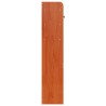 Tête de lit avec rangement cire marron 200cm bois massif de pin 