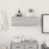 Armoire murale de bain sonoma gris 80x25x30cm bois d'ingénierie 