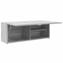 Armoire murale de bain sonoma gris 80x25x30cm bois d'ingénierie 