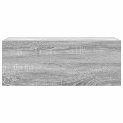 Armoire murale de bain sonoma gris 80x25x30cm bois d'ingénierie 