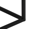 Table console 110x30x75 cm bois de manguier massif brut et fer 