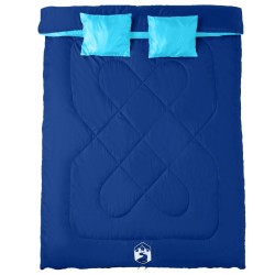 Sac de couchage double et oreillers adultes camping 3-4 saisons 