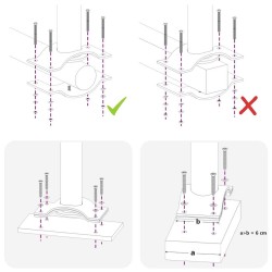 Auvent latéral rétractable de patio 80x300 cm Rouge 