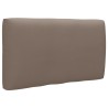 Canapé d'angle palette de jardin Gris Bois de pin imprégné 
