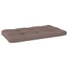 Canapé d'angle palette de jardin Gris Bois de pin imprégné 