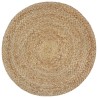 Pouf fait à la main Gris foncé 40 x 45 cm Jute  