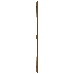 Tête de lit murale Marron miel 166x3x110 cm Bois massif de pin 