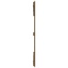 Tête de lit murale Marron miel 166x3x110 cm Bois massif de pin 