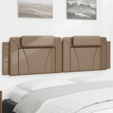 Coussin de tête de lit cappuccino 180 cm similicuir 