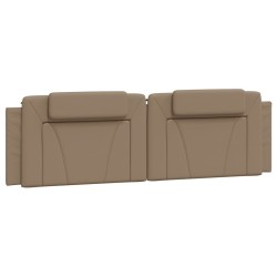 Coussin de tête de lit cappuccino 180 cm similicuir 