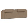 Coussin de tête de lit cappuccino 180 cm similicuir 