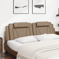 Coussin de tête de lit cappuccino 180 cm similicuir 