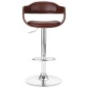 Tabouret de bar Marron Similicuir 