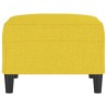 Repose-pied Jaune clair 70x55x41 cm Tissu 
