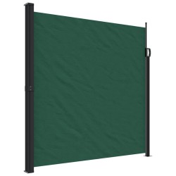 Auvent latéral rétractable vert foncé 200x500 cm 
