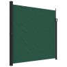 Auvent latéral rétractable vert foncé 200x500 cm 
