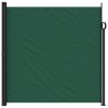 Auvent latéral rétractable vert foncé 200x500 cm 