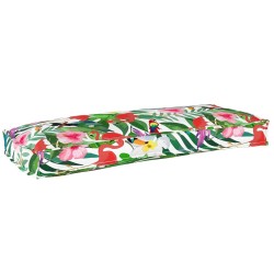 Coussins de Palette pour Banc 2 pcs Tropical Jungle 100x40x8 cm Tissu Oxford 