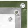 Bâche 260 g/m² 8x10 m Vert PEHD 