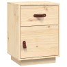 Table de chevet 40x34x55 cm Bois de pin solide 