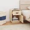 Table de chevet 40x34x55 cm Bois de pin solide 