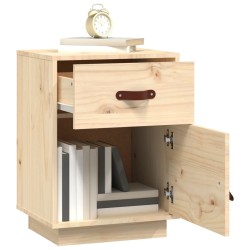 Table de chevet 40x34x55 cm Bois de pin solide 