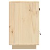 Table de chevet 40x34x55 cm Bois de pin solide 