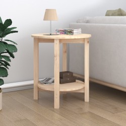 Table basse Ø 55x60 cm Bois massif de pin 