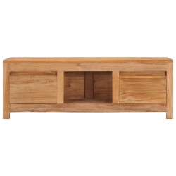 Meuble TV 100x30x35 cm bois de teck massif 