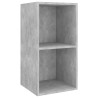 Ensemble de meuble TV 3 pcs Gris béton Bois d'ingénierie 