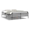 Cadre de lit sans matelas sonoma gris 140x190 cm 