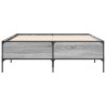 Cadre de lit sans matelas sonoma gris 140x190 cm 