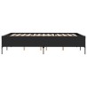 Cadre de lit sans matelas noir 140x190 cm 