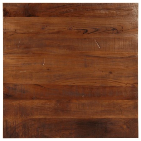 Dessus de table 90x90x3,8 cm carré bois massif de récupération 