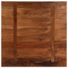 Dessus de table 90x90x3,8 cm carré bois massif de récupération 