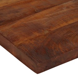 Dessus de table 90x90x3,8 cm carré bois massif de récupération 