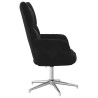 Chaise de relaxation Noir Velours 