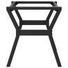 Pieds de table basse cadre en Y 80x40x43 cm acier 