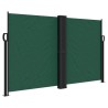 Auvent latéral rétractable vert foncé 140x1200 cm 
