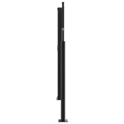 Auvent latéral rétractable vert foncé 140x1200 cm 