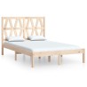 Cadre de lit Bois de pin massif 140x200 cm 