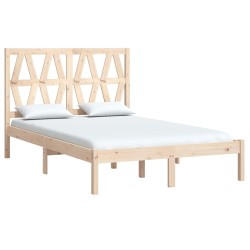 Cadre de lit Bois de pin massif 140x200 cm 