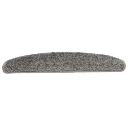 Tapis d'escalier 10 pcs 65x21x4 cm Gris 