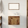 Ensemble de meubles salle de bain 2 pcs bois d'ingénierie 