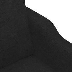 Fauteuil Noir 60 cm Tissu 